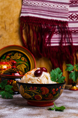 Sauerkraut with carrots and cranberries