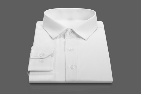 White shirt in a color background