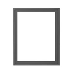 Wooden frame isolated on a white background