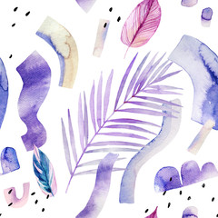 Abstract creative background. Modern watercolor illustration