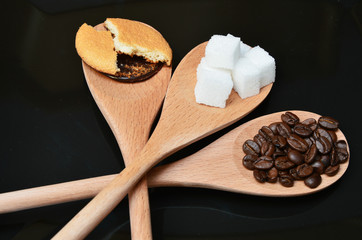 coffee sugar and orange cake