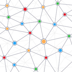 Seamless  communication network, crystal lattice