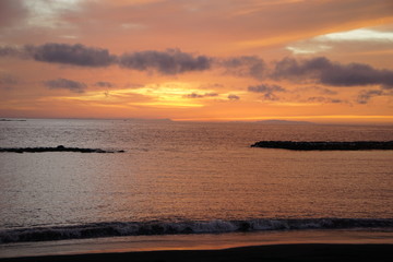 la caleta zachód sunset ocean 