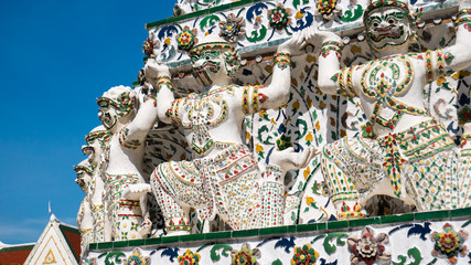 A giant statue of Thai literature.