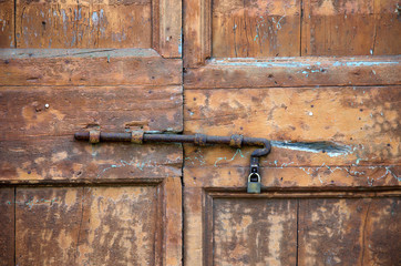 latch of an old door