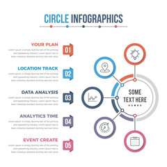 Modern Circle Infographics