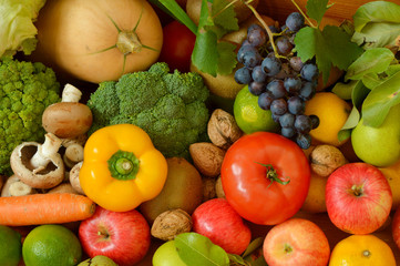 Many fruits and vegetables