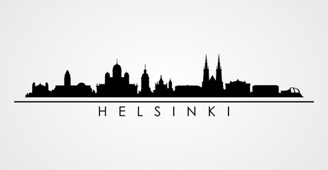 Skyline Helsinki - obrazy, fototapety, plakaty