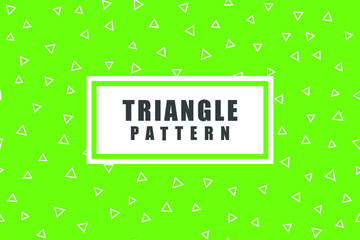Triangle objects vector pattern. Geomteric pattern for background or texture