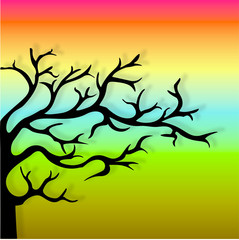 Sunset Tree sihouette