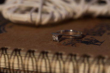 ring on the book