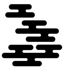 霞模様・黒