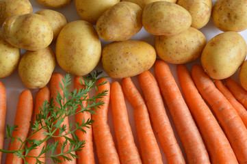 potatoes with carrot