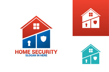 Home Security Logo Template Design