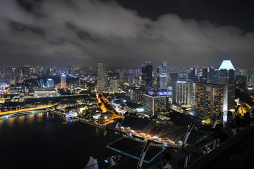 Obraz na płótnie Canvas Skyline Singapur