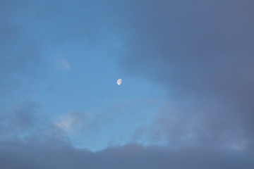 Mond am Himmel