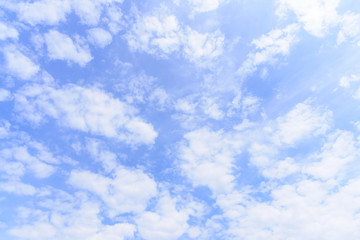Blue sky with cloud in the morning.