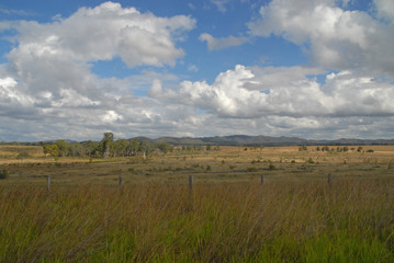 Countryside along the Pacific Highway near Rockhampton, Australia