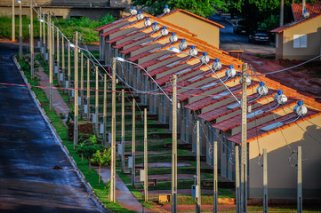 Fototapeta na wymiar Popular Housing in Brazil