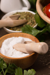 Fototapeta premium Wholemeal and dry to the spice