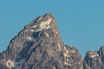 Peaks of the Teton Range at Sunrise