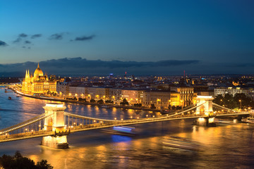 Budapest night view