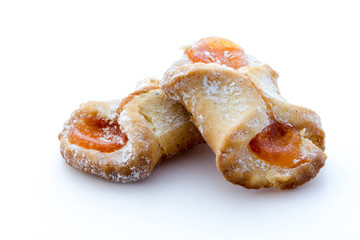 Biscuits filled with jam