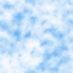 Vector seamless sky texture.