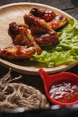 Grilled chicken wings