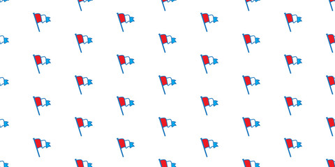 Flag Seamless Pattern Netherland vector wallpaper isolated background