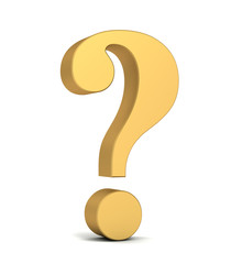 question mark concept       3d illustration