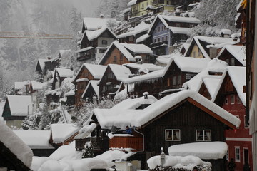 snowy village