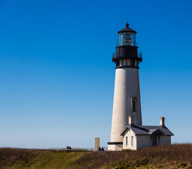 Fototapeta na wymiar Yaquina Head Lighthouse Oregon coast
