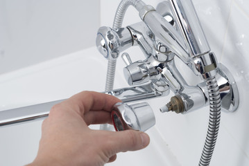 repair of a water tap