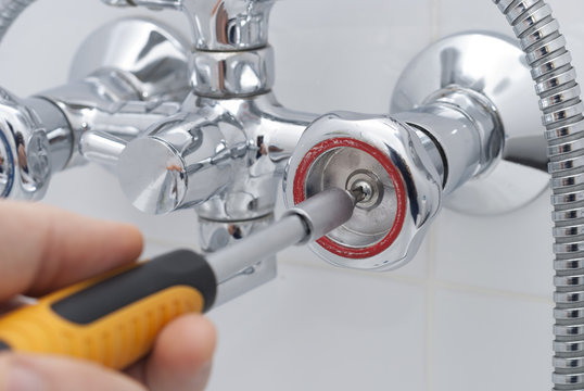 repair of a water tap