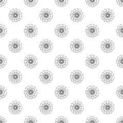 Abstract geometric seamless pattern. Vector illustration isolated on white background.