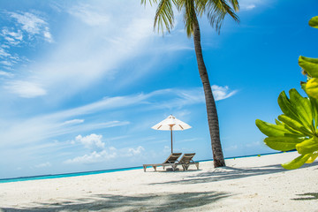 Sonnenliege im Paradies