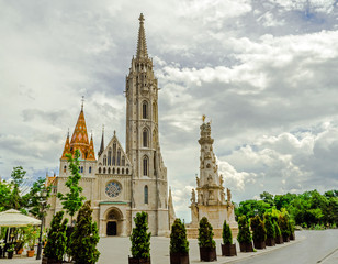 Fototapeta premium St. Matthew Cathedral in Budapest, Hungary.