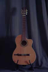 Obraz na płótnie Canvas Klassische Akustik Gitarre 