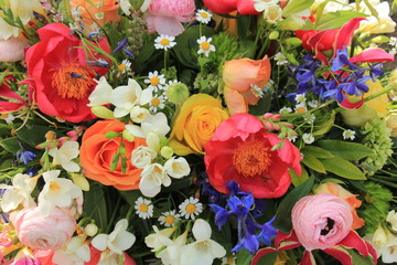Mixed spring bouquet