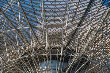 Close up of a radio telescope in Parkes, NSW