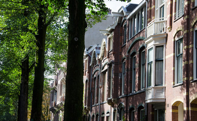 fassade houses amsterdam