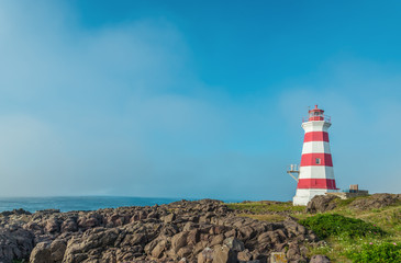 Fototapeta na wymiar Western Light Lighthouse on Brier Island