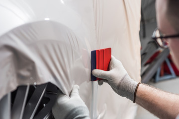 profi foliert auto mit glänzender folie car wrapping auto folierung