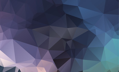 Blue Light Polygonal Low polygon Triangle Pattern Background