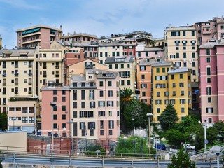 Fototapeta na wymiar Italian city Genova