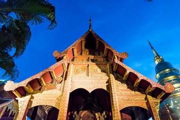 Fototapeta premium Wat Phra Singh in Chiang Mai, Thailand.