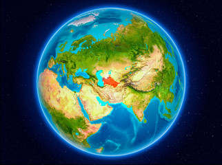 Turkmenistan on Earth