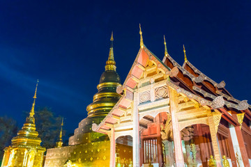 Fototapeta premium Wat Phra Singh in Chiang Mai, Thailand.