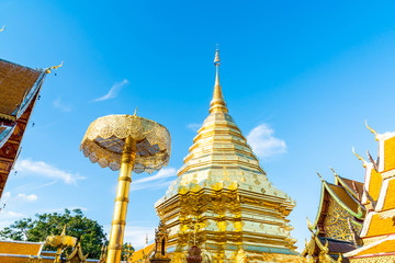 Beautiful architecture at Wat Phra That Doi Suthep in Chiang Mai
